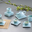 “虎威”青瓷茶具